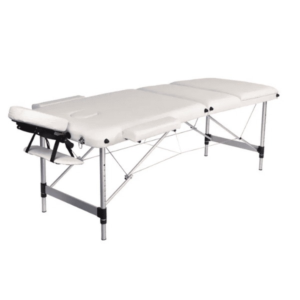 Italian Design - Camilla Maletín Aluminio 3 Cuerpos Blanca (186 cm x 60 cm) (IDMCEMALU3C-BL)