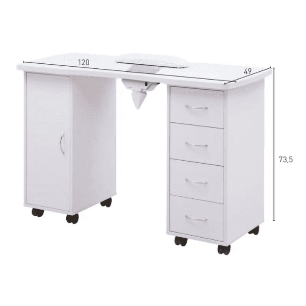 Italian Design - Mesa de Manicura con Succión Integrado (IDMMAN-128)