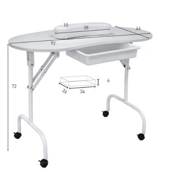 Italian Design - Mesa de Manicura Basic Nail (IDMMESANAIL)