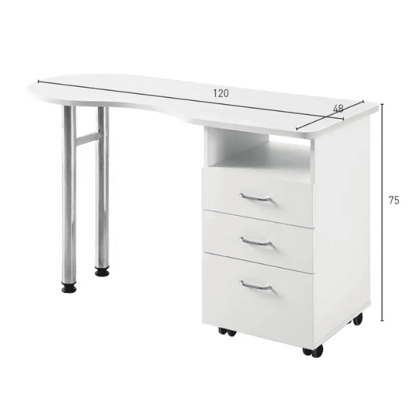 Italian Design - Mesa de Manicura 3 Cajones (IDMMT-202)