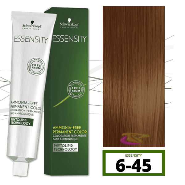 Schwarzkopf - Tinte ESSENSITY Sin Amoniaco Bambú 6-45 Rubio Oscuro Beige Dorado 60 ml 