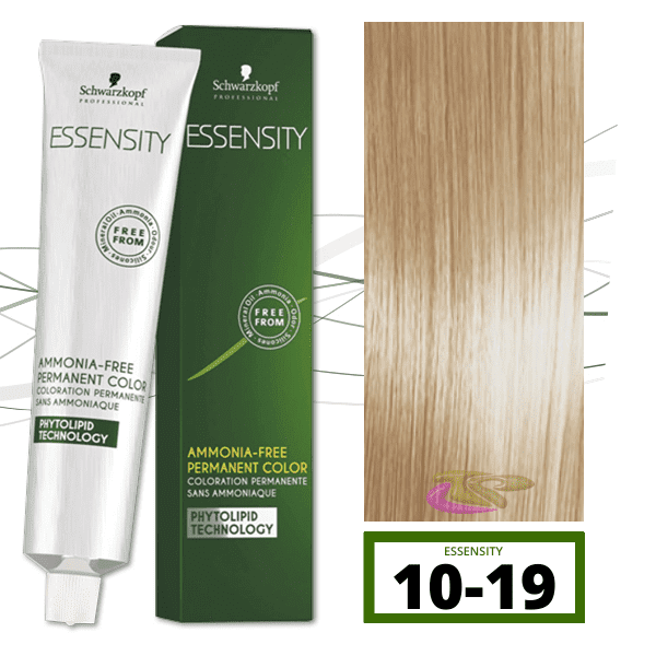 Schwarzkopf - Tinte ESSENSITY Sin Amoniaco Hoja de Otoño Violeta 10-19 Rubio Platino Ceniza Violeta 60 ml 
