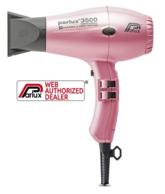 Parlux - Secador de pelo 3500 SUPERCOMPACT IONIC Rosa 1960 watios