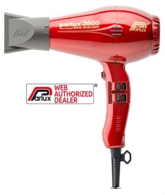 Parlux - Secador de pelo 3800 ECO FRIENDLY IONIC CERAMIC Rojo 2100 watios