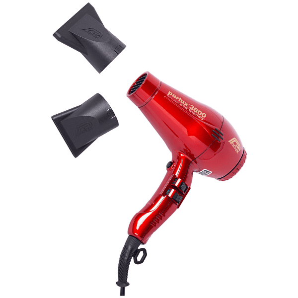 Parlux - Secador de pelo 3800 ECO FRIENDLY IONIC CERAMIC Rojo 2100 watios