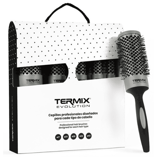 Termix - Pack 5 cepillos EVOLUTION BASIC (para cabello normal)