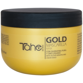 Tahe Botanic - Mascarilla Keratin Gold OROLIQUIDO con Queratina pura 300 ml