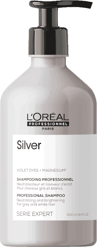 L`Oréal Serie Expert - Champu SILVER cabellos blancos (anti amarillo) 500 ml