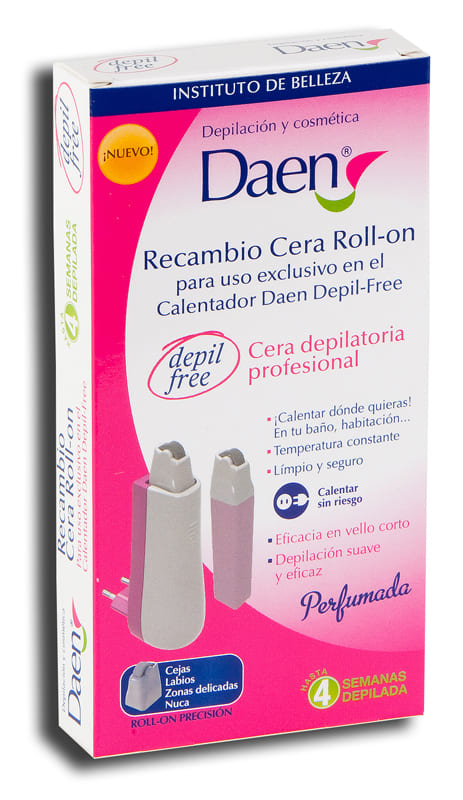 Daen - Recambio calentador roll-on mini 25 ml (cejas,labios,zonas delicadas o nuca)