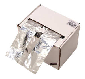 Eurostil - Rollo papel aluminio con franja transparente y dispensador (02531)