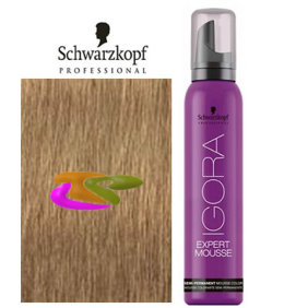 Schwarzkopf - Coloración mousse semipermanente 9,5-55 Rubio Muy Claro Dorado Intenso 100 ml