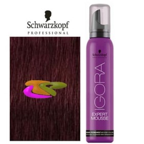 Schwarzkopf - Coloración mousse semipermanente 5-88 Castaño Medio Rojo Intenso 100 ml