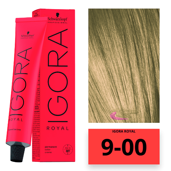 Schwarzkopf - Tinte Igora Royal 9/00 Rubio Muy Claro Extra 60 ml