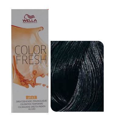Wella - Baño de color COLOR FRESH 2/0 Negro 75 ml
