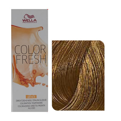 Wella - Baño de color COLOR FRESH 7/3 Rubio Medio Dorado 75 ml