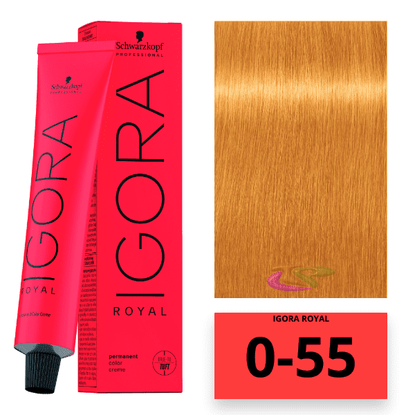 Schwarzkopf - Tinte Igora Royal 0/55 Intensificador Dorado 60 ml 