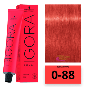 Schwarzkopf - Tinte Igora Royal 0/88 Intensificador Rojo 60 ml 