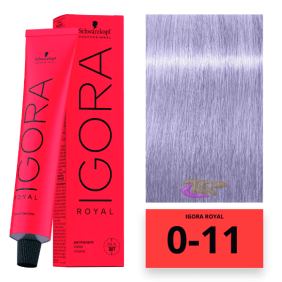 Schwarzkopf - Tinte Igora Royal 0/11 Corrector Anti Amarillo 60 ml