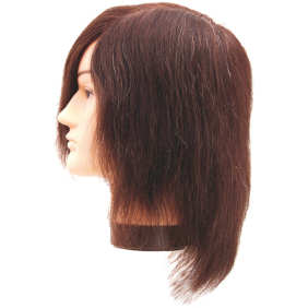 Cabeza Maniquí Cabello Natural Elena 60 cm. Sibel