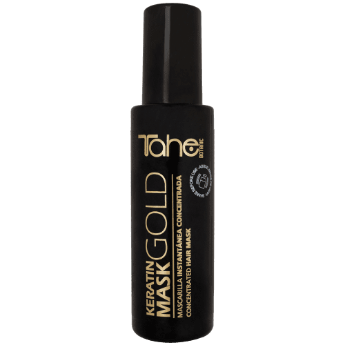 Tahe Botanic - KERATIN GOLD MASK 10 BENEFICIOS mascarilla sin aclarado con oro liquido 125 ml