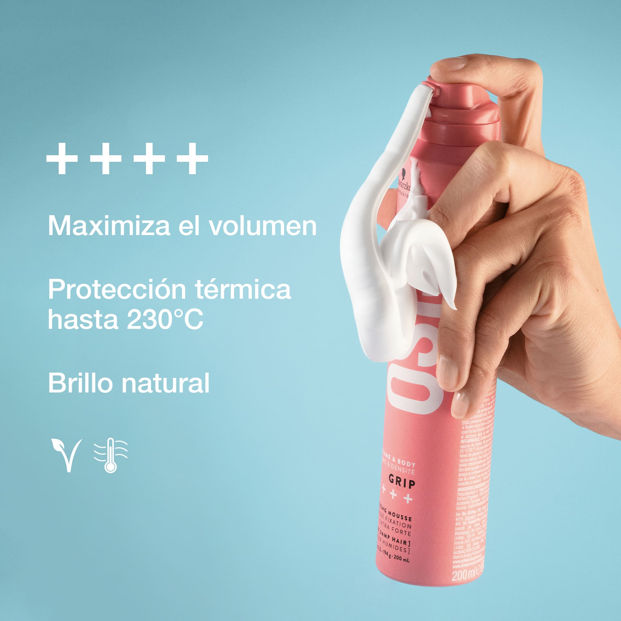 Schwarzkopf Osis+  - Espuma GRIP 200 ml