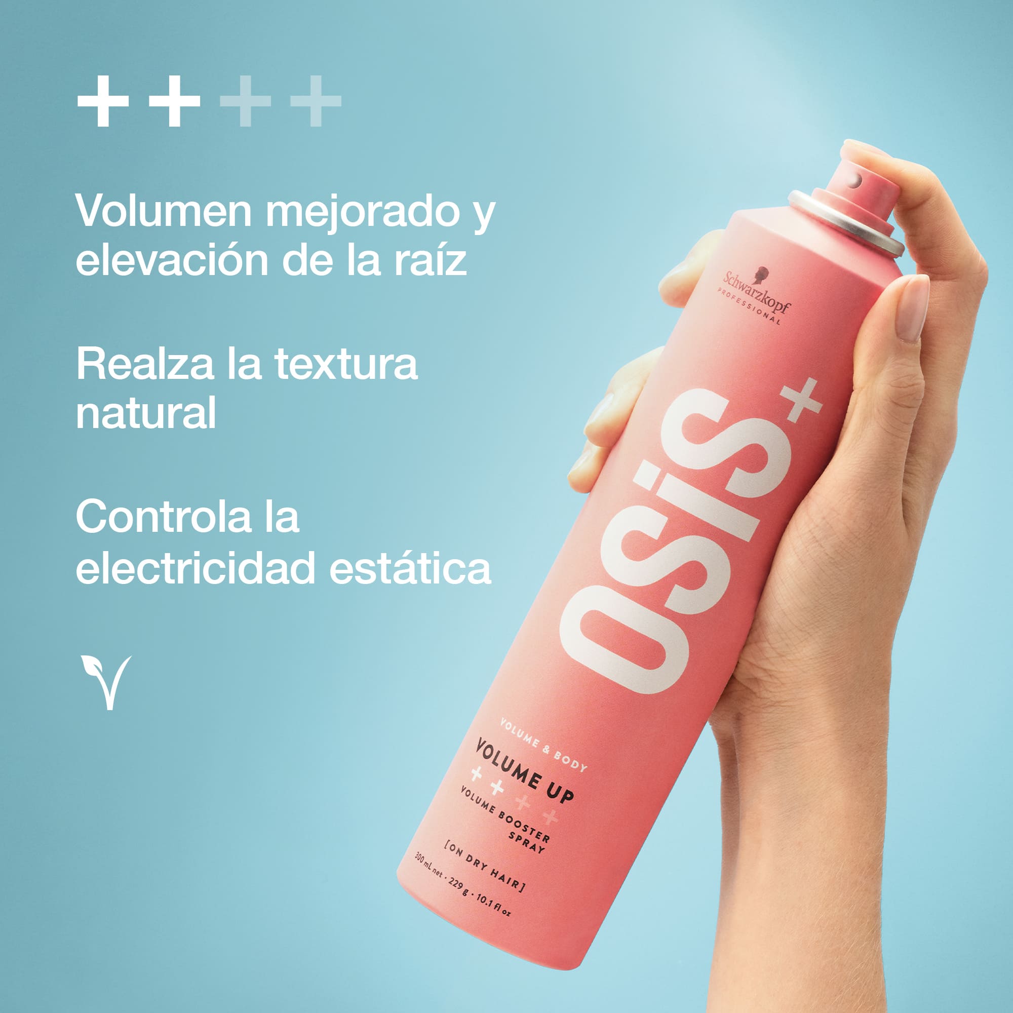 Schwarzkopf Osis+ - Spray VOLUME UP potenciador de volumen 300 ml