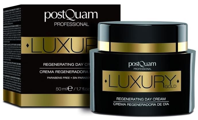 Postquam - Crema de Día LUXURY GOLD 50 ml sin parabenos