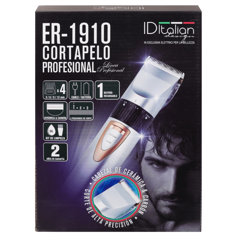 Italian Design - Máquina cortapelo profesional ER1910 (IDEER1910)