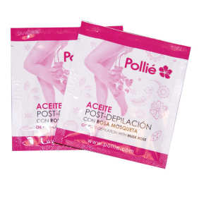 Pollié - Toallitas Aceite Post Depilación con Rosa Mosqueta 5 uds (03855)