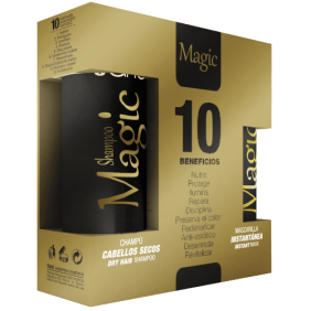 Tahe - PACK MAGIC (Champú Cabellos Secos 250 ml + Mascarilla sin aclarado (10 beneficios en 1 producto) 125 ml)