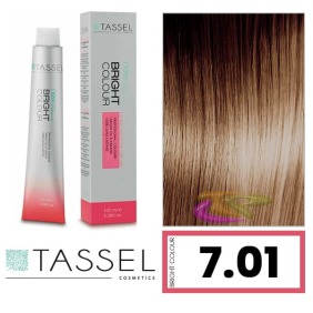 Tassel - Tinte BRIGHT COLOUR con Argán y Keratina Nº 7.01 RUBIO MEDIO FRÍO 100 ml (03966)