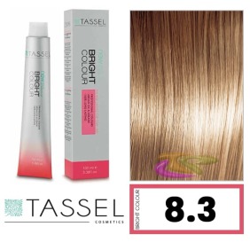 Tassel - Tinte BRIGHT COLOUR con Argán y Keratina Nº 8.3 RUBIO CLARO DORADO 100 ml (03974)