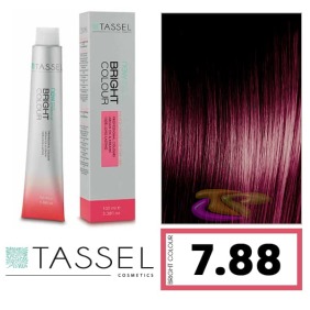 Tassel - Tinte BRIGHT COLOUR con Argán y Keratina Nº 7.88 PÚRPURA ARDIENTE 100 ml (03996)