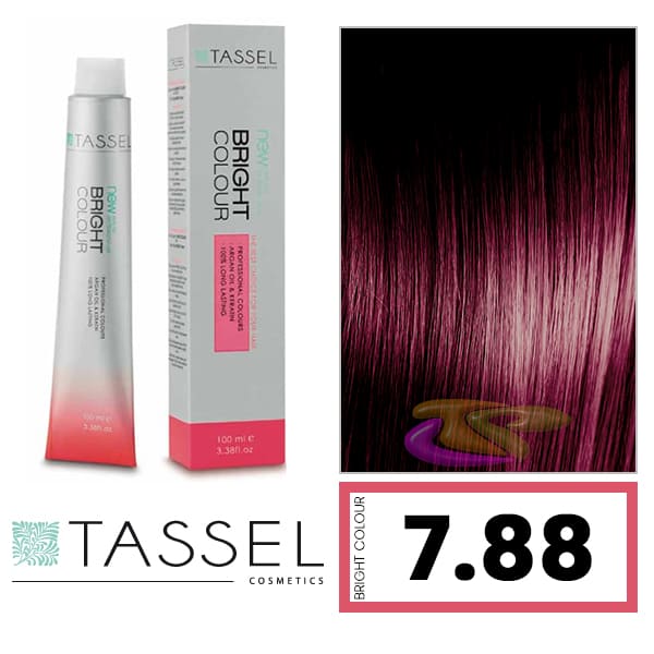 galón consumidor Refinar Tinte Bright Colour Con Argán Y Keratina Nº 7.88 Púrpura Ardiente 100 Ml 03996 Tassel 5,03 € galón consumidor Refinar Tinte Bright Colour Con Argán Y Keratina Nº 7.88 Púrpura Ardiente 100 Ml 03996 Tassel 5,03 €