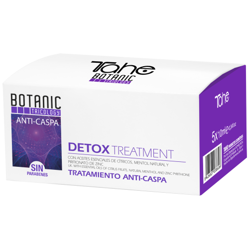 Tahe Botanic - Ampollas Tratamiento DETOX Anticaspa (5 uds x 10 ml)
