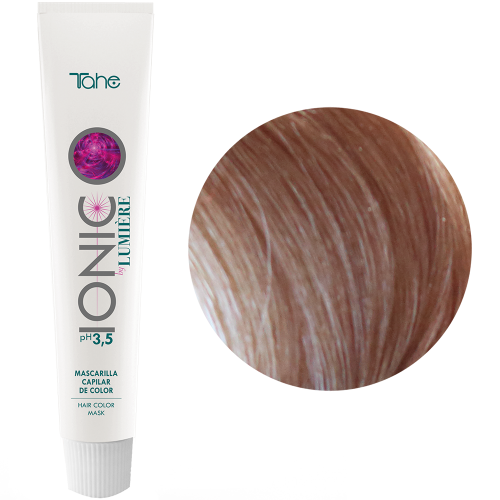 Tahe Ionic - Mascarilla de Coloración tratante para el cabello de Tono Rubio Arena 100 ml