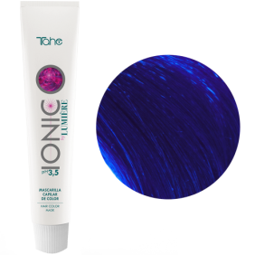 Tahe Ionic - Mascarilla de Coloración tratante para el cabello de Tono Azul 100 ml