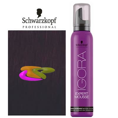 Schwarzkopf - Coloración mousse semipermanente 5-99 Castaño Claro Violeta Intenso 100 ml