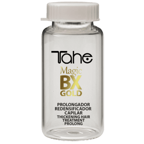 Tahe - Pack MAGIC BX GOLD (Champú Redensificador 300 ml + Mascarilla Redensificadora 300 ml + 5 Ampollas Redensificadoras 10 ml)