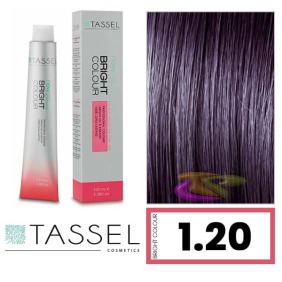 Tassel - Tinte BRIGHT COLOUR con Argán y Keratina Nº 1.20 NEGRO MORA 100 ml (04339)