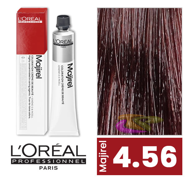 L`Oréal - Tinte MAJIREL 4.56 Castaño Caoba Rojizo 50 ml