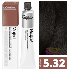 L`Oréal - Tinte MAJIREL 5.32 Castaño Claro Dorado Irisado 50 ml