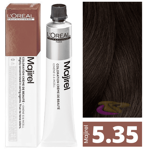 L`Oréal - Tinte MAJIREL 5.35 Castaño Claro Dorado Caoba 50 ml