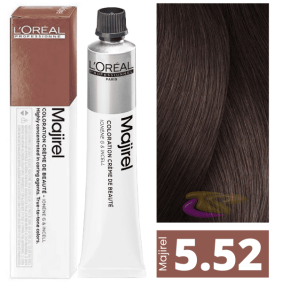 L`Oréal - Tinte MAJIREL 5.52 Castaño Claro Caoba Irisado 50 ml