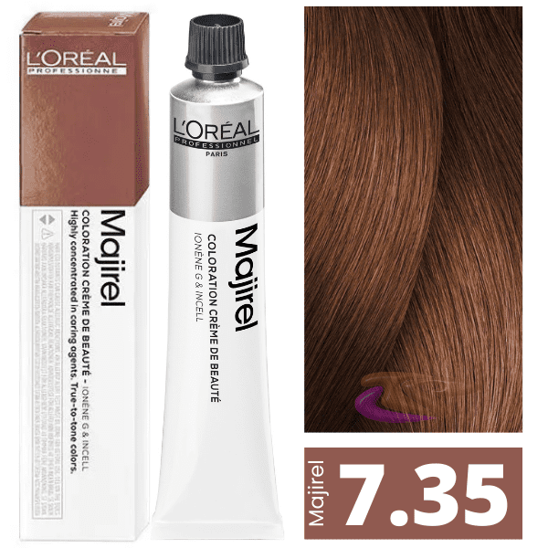 L`Oréal - Tinte MAJIREL 7.35 Rubio Dorado Caoba 50 ml