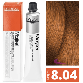 L`Oréal - Tinte MAJIREL 8.04 Rubio Claro Natural Cobrizo 50 ml