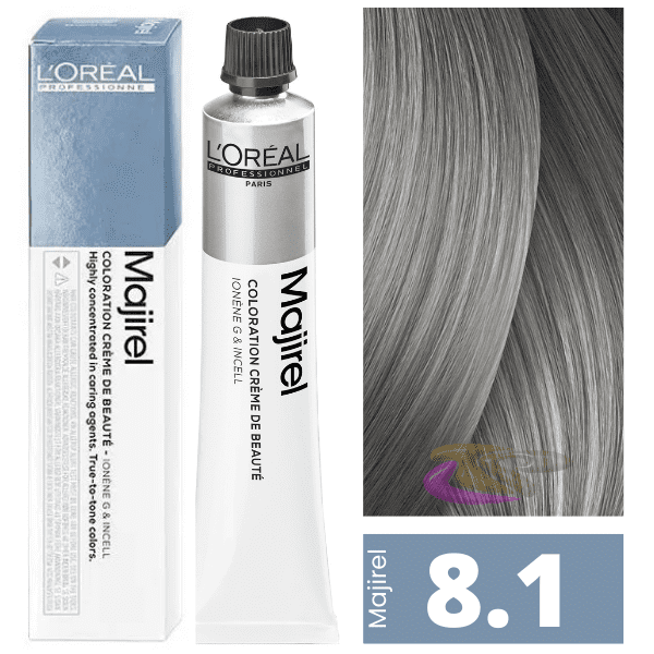 L`Oréal - Tinte MAJIREL 8.1 Rubio Claro Ceniza 50 ml