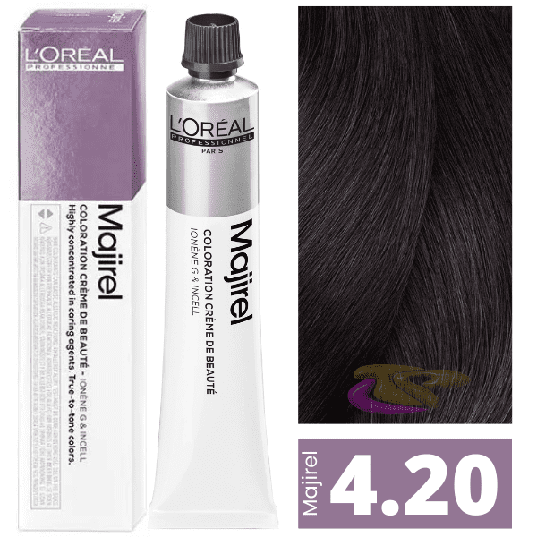 L`Oréal - Tinte MAJIROUGE 4.20 Castaño Violin Intenso 50 ml