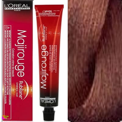 L`Oréal - Tinte MAJIROUGE 5.56 Castaño Claro Caoba Rojo 50 ml