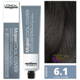 L`Oréal - Tinte MAJIREL COOL COVER 6.1 Rubio Oscuro Ceniza 50 ml